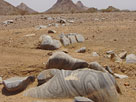 Marble outcrop in Okreb area, Eritrea