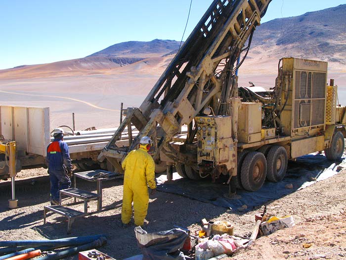 Reverse circulation drilling in Argentina