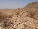 Jasperoid replacement of marble, Bisha area, Eritrea